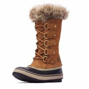 Sorel Women's Joan of Arctic Waterproof Boot - Camel Brown, Black - Size 7